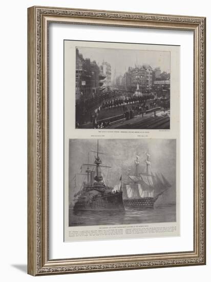 The Queen's Diamond Jubilee-Fred T. Jane-Framed Giclee Print