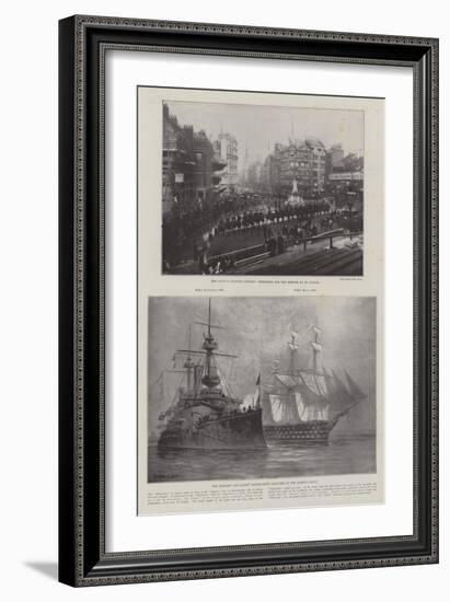 The Queen's Diamond Jubilee-Fred T. Jane-Framed Giclee Print