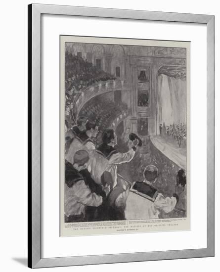 The Queen's Eightieth Birthday, the Matinee at Her Majesty's Theatre-William Hatherell-Framed Giclee Print