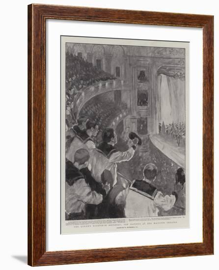 The Queen's Eightieth Birthday, the Matinee at Her Majesty's Theatre-William Hatherell-Framed Giclee Print