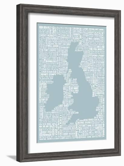 The Queen's English-Janie Secker-Framed Art Print