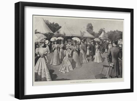 The Queen's Garden-Party at Buckingham Palace-null-Framed Giclee Print