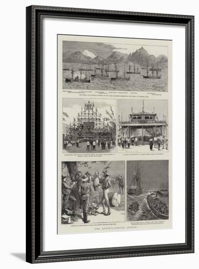 The Queen's Jubilee Abroad-null-Framed Giclee Print