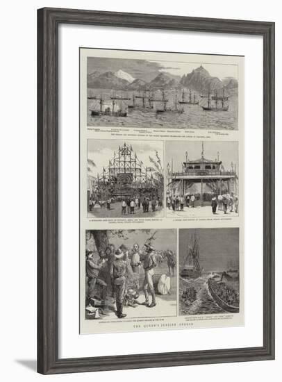 The Queen's Jubilee Abroad-null-Framed Giclee Print