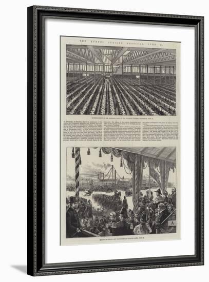 The Queen's Jubilee Festival, 21 June-null-Framed Giclee Print