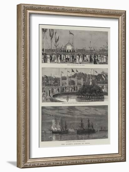 The Queen's Jubilee in India-William Lionel Wyllie-Framed Giclee Print