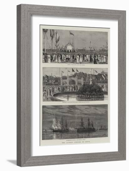 The Queen's Jubilee in India-William Lionel Wyllie-Framed Giclee Print