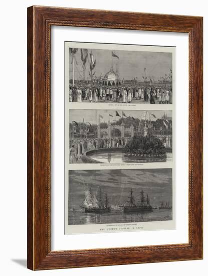 The Queen's Jubilee in India-William Lionel Wyllie-Framed Giclee Print