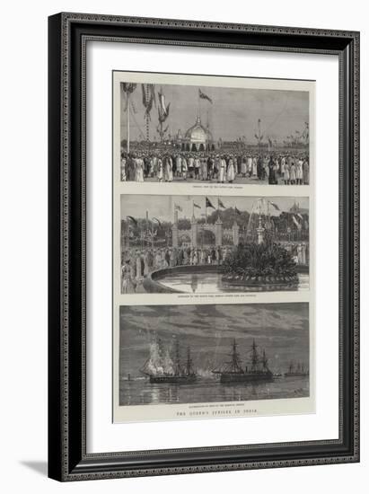 The Queen's Jubilee in India-William Lionel Wyllie-Framed Giclee Print