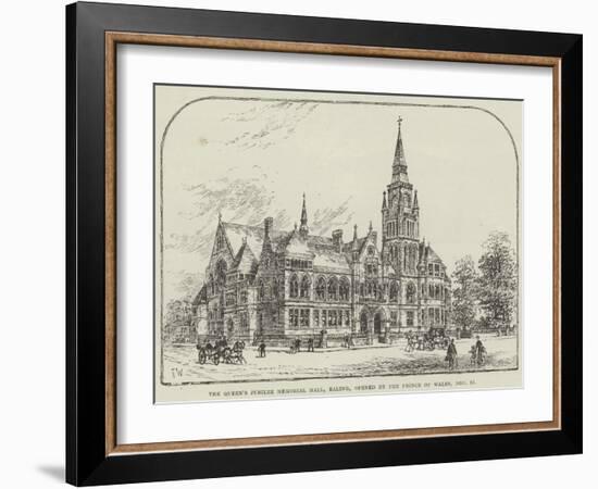 The Queen's Jubilee Memorial Hall, Ealing, Opened by the Prince of Wales, 15 December-Frank Watkins-Framed Giclee Print