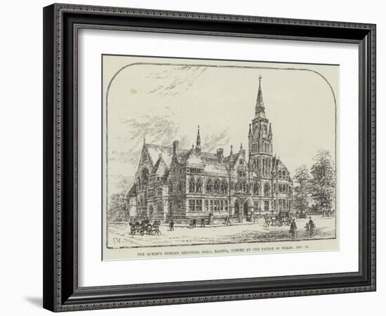 The Queen's Jubilee Memorial Hall, Ealing, Opened by the Prince of Wales, 15 December-Frank Watkins-Framed Giclee Print