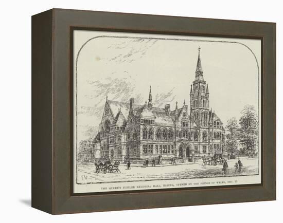 The Queen's Jubilee Memorial Hall, Ealing, Opened by the Prince of Wales, 15 December-Frank Watkins-Framed Premier Image Canvas