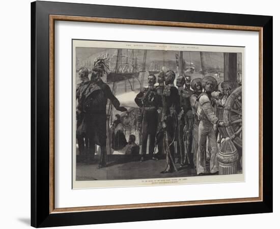 The Queen's Jubilee Naval Review at Spithead-Richard Caton Woodville II-Framed Giclee Print