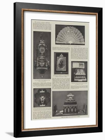 The Queen's Jubilee Presents-null-Framed Giclee Print
