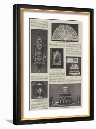 The Queen's Jubilee Presents-null-Framed Giclee Print