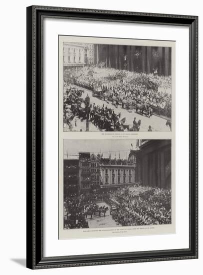 The Queen's Jubilee-null-Framed Giclee Print