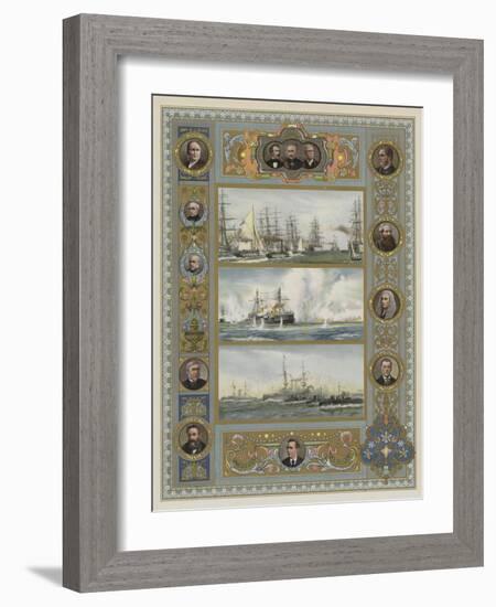 The Queen's Jubilee-William Lionel Wyllie-Framed Giclee Print