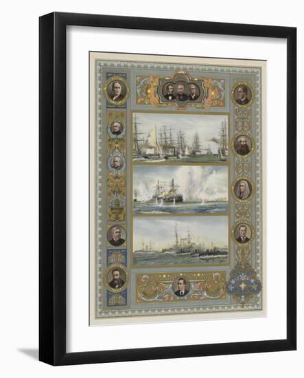 The Queen's Jubilee-William Lionel Wyllie-Framed Giclee Print