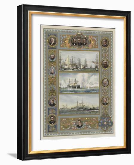 The Queen's Jubilee-William Lionel Wyllie-Framed Giclee Print