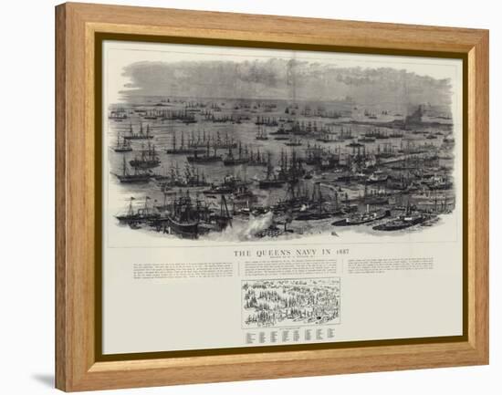 The Queen's Navy in 1887-William Lionel Wyllie-Framed Premier Image Canvas