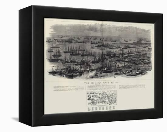 The Queen's Navy in 1887-William Lionel Wyllie-Framed Premier Image Canvas