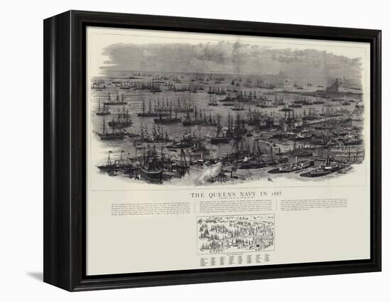 The Queen's Navy in 1887-William Lionel Wyllie-Framed Premier Image Canvas