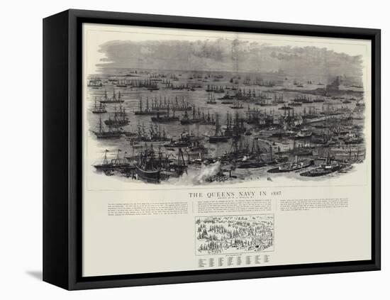 The Queen's Navy in 1887-William Lionel Wyllie-Framed Premier Image Canvas