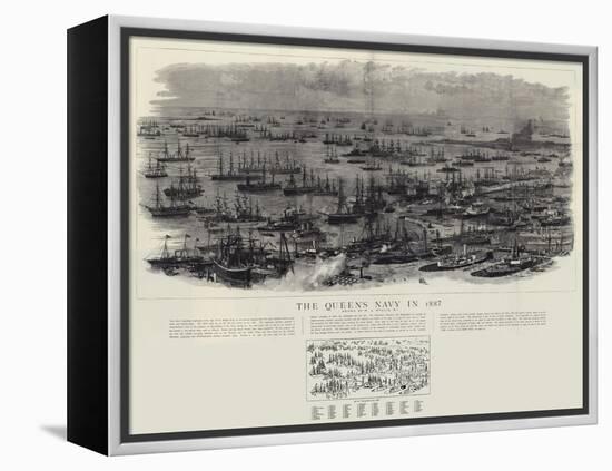 The Queen's Navy in 1887-William Lionel Wyllie-Framed Premier Image Canvas