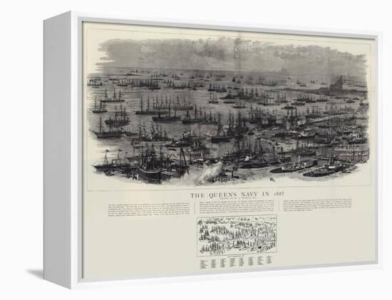 The Queen's Navy in 1887-William Lionel Wyllie-Framed Premier Image Canvas