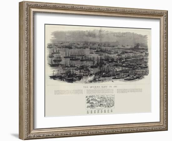 The Queen's Navy in 1887-William Lionel Wyllie-Framed Giclee Print