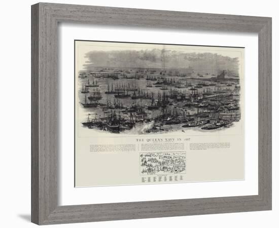 The Queen's Navy in 1887-William Lionel Wyllie-Framed Giclee Print