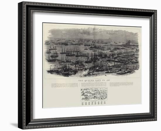 The Queen's Navy in 1887-William Lionel Wyllie-Framed Giclee Print