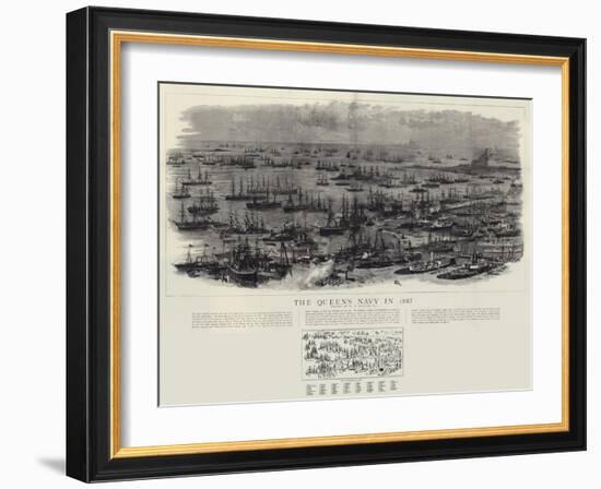 The Queen's Navy in 1887-William Lionel Wyllie-Framed Giclee Print