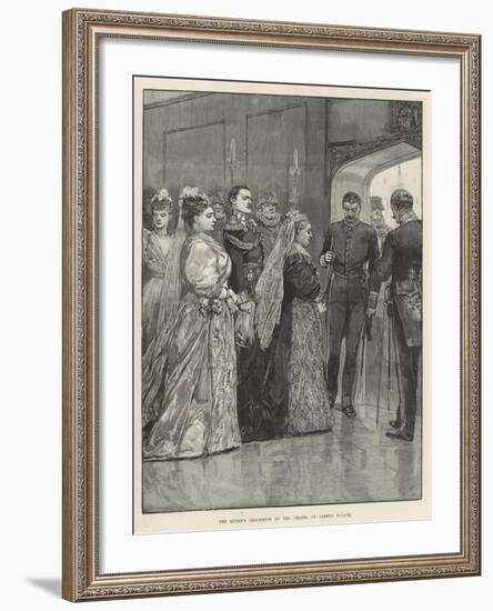 The Queen's Procession to the Chapel, St James's Palace-Richard Caton Woodville II-Framed Giclee Print