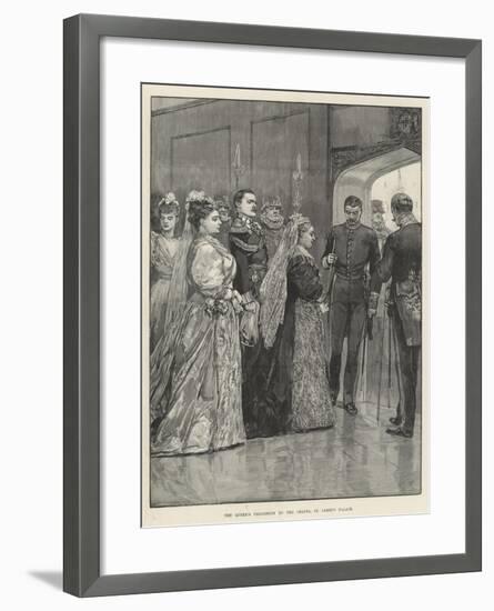 The Queen's Procession to the Chapel, St James's Palace-Richard Caton Woodville II-Framed Giclee Print