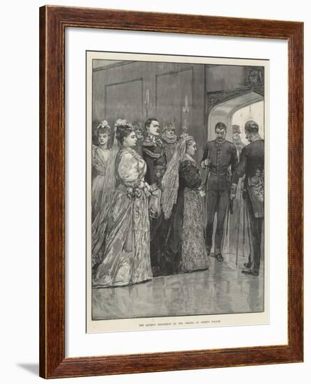 The Queen's Procession to the Chapel, St James's Palace-Richard Caton Woodville II-Framed Giclee Print