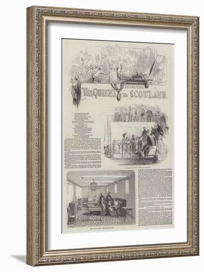 The Queen's Second Visit to Scotland-null-Framed Giclee Print