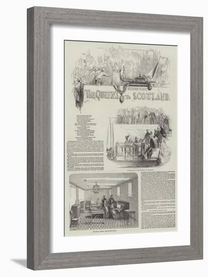 The Queen's Second Visit to Scotland-null-Framed Giclee Print