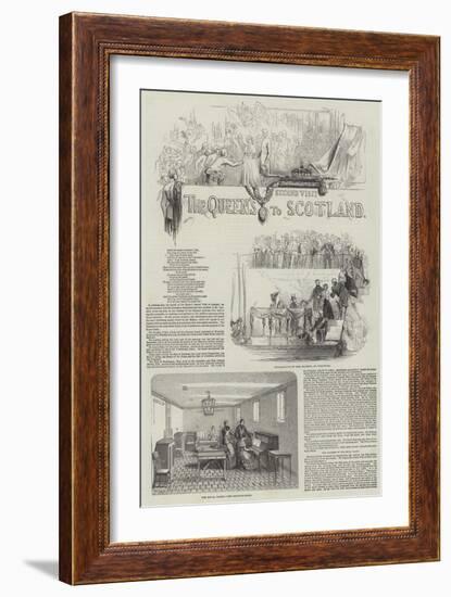 The Queen's Second Visit to Scotland-null-Framed Giclee Print