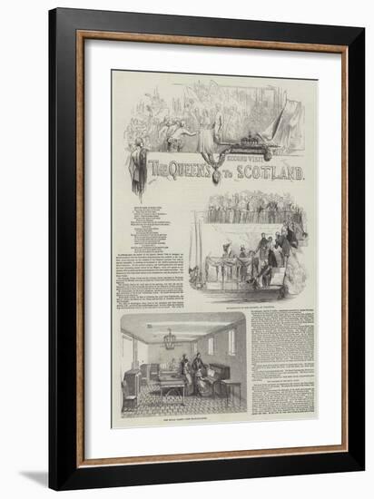 The Queen's Second Visit to Scotland-null-Framed Giclee Print