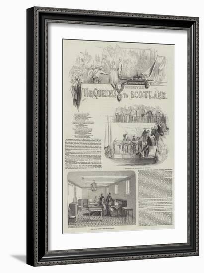 The Queen's Second Visit to Scotland-null-Framed Giclee Print