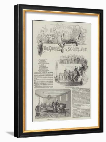 The Queen's Second Visit to Scotland-null-Framed Giclee Print