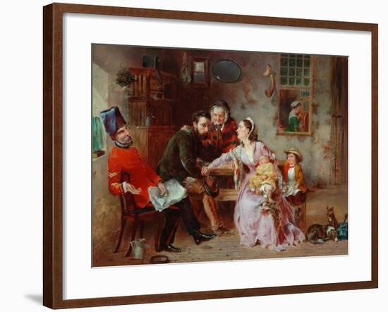 The Queen's Shilling-W.S.P. Henderson-Framed Giclee Print