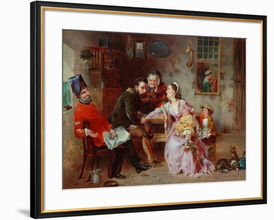 The Queen's Shilling-W.S.P. Henderson-Framed Giclee Print