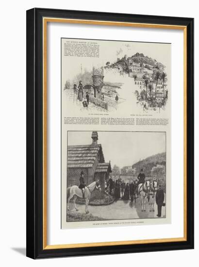 The Queen's Sojourn at Hyeres-Amedee Forestier-Framed Giclee Print