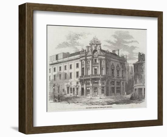 The Queen's Theatre and Opera-House, Edinburgh-null-Framed Premium Giclee Print