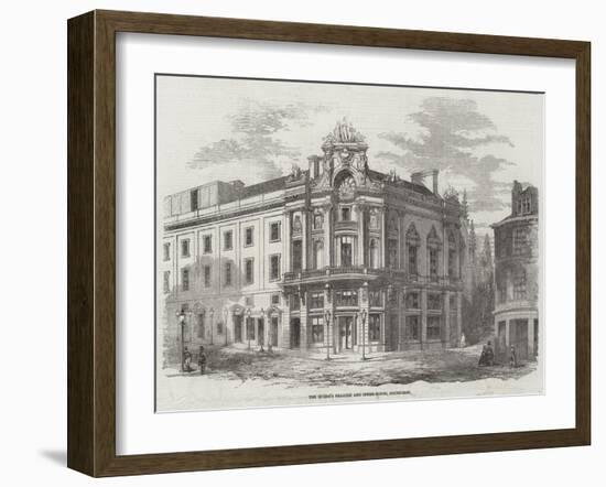 The Queen's Theatre and Opera-House, Edinburgh-null-Framed Giclee Print