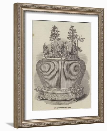 The Queen's Twelfth Cake-null-Framed Giclee Print