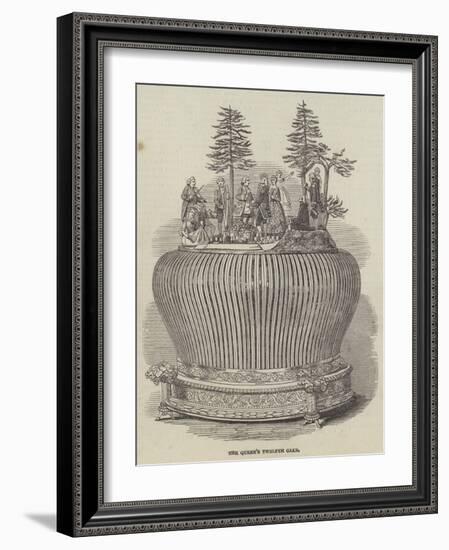 The Queen's Twelfth Cake-null-Framed Giclee Print
