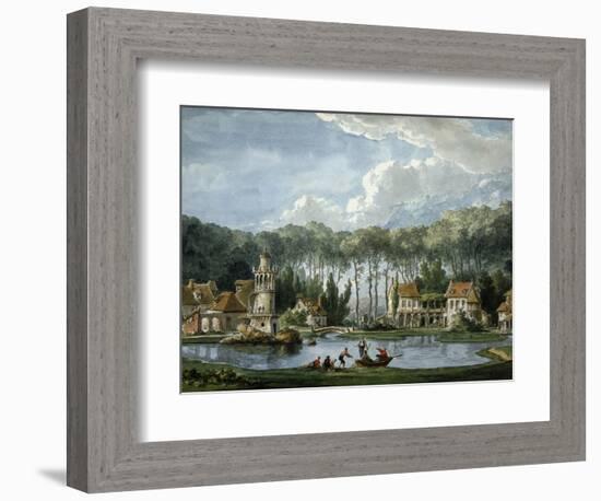 The Queen's Village at the Petit Trianon, Versailles, France-null-Framed Giclee Print